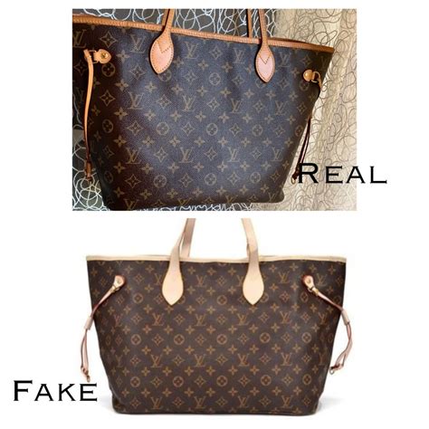 real vs fake louis v bag|faux louis vuitton neverfull bag.